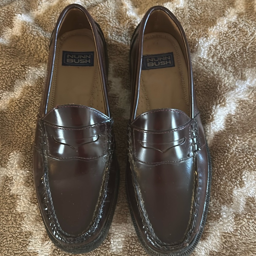 Preowned Nunn Bush men’s penny loafers 11 medium brown